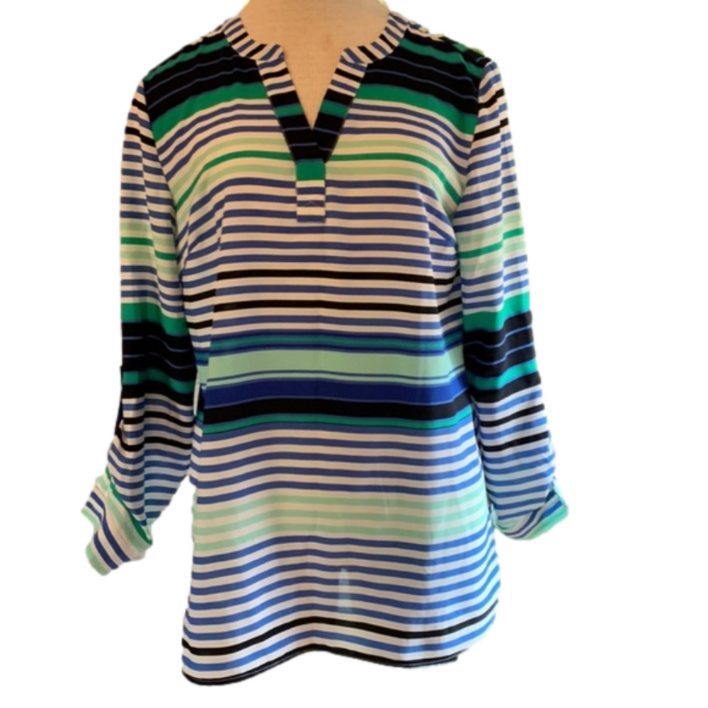 TALBOTS medium striped top